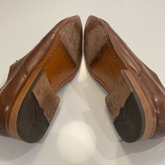 Aquila Tan Dress Shoes Size 43, US Size 10 - Picture 8 of 10